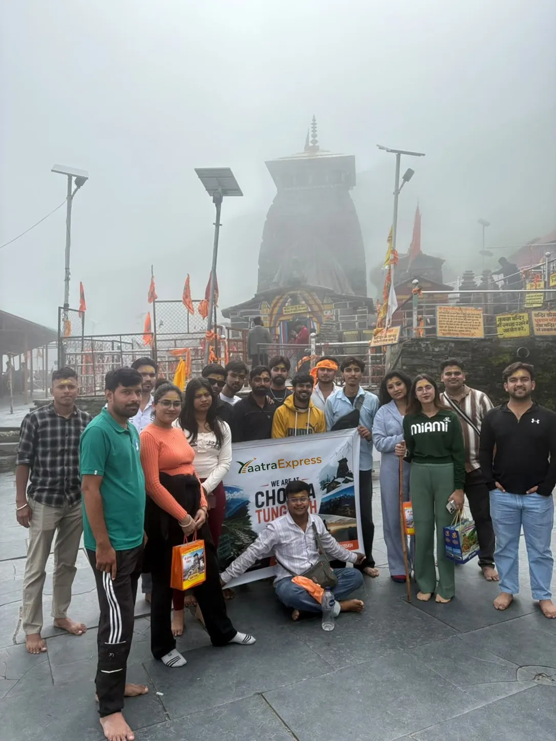 Himalayan Escape trekkers at Chopta Tungnath Trek - group photo 2