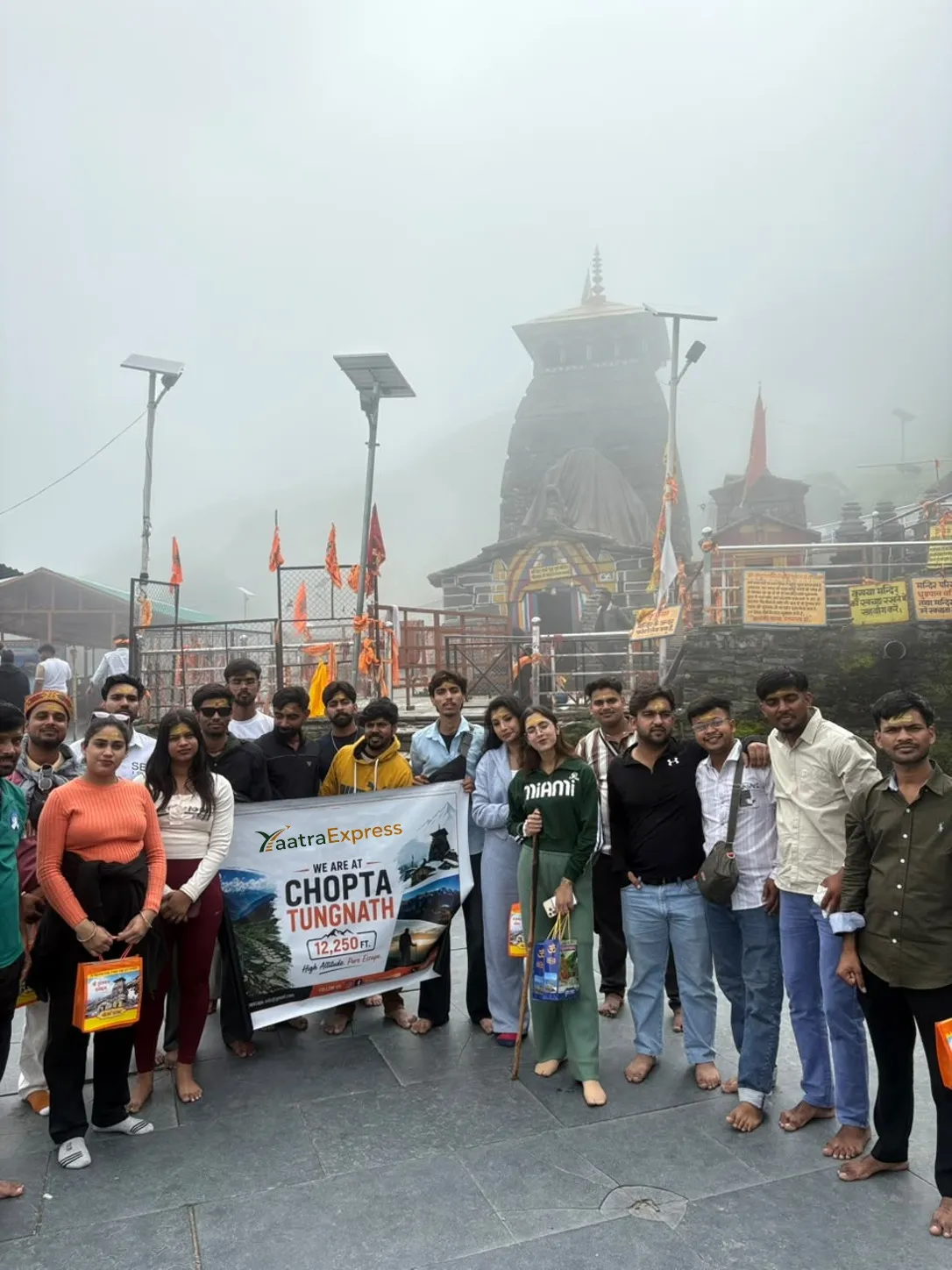 Himalayan Escape trekkers at Chopta Tungnath Trek - group photo 3